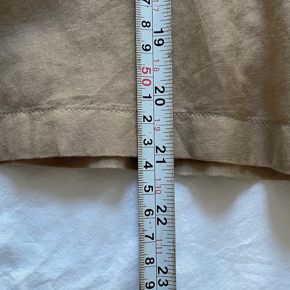 Dries Van Noten Light Brown Cotton Silk Button Down Shirt - Picture 8 of 12